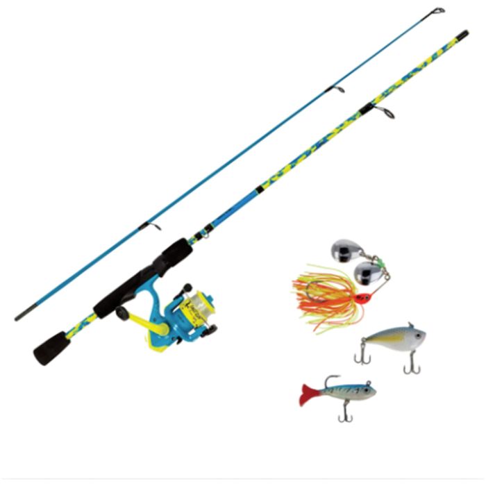 eagle claw spinning rod and reel combo Panfish Combos Rod/Reel Combos Each combo comes with a 500 series spinning reel specifically for ice fishing. Eagle Claw Trailmaster Combo TMM66S4C