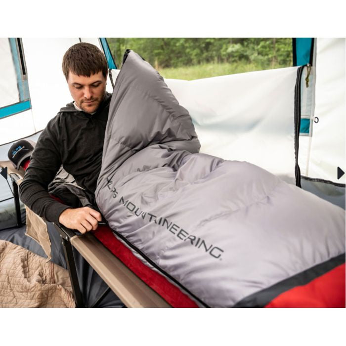 Alps Mountaineering Zenith +30°F Down Sleeping Bag – Lightweight Waterproof 600-Fill Down Mummy Sleeping Bag for Camping, Backpacking & Hiking