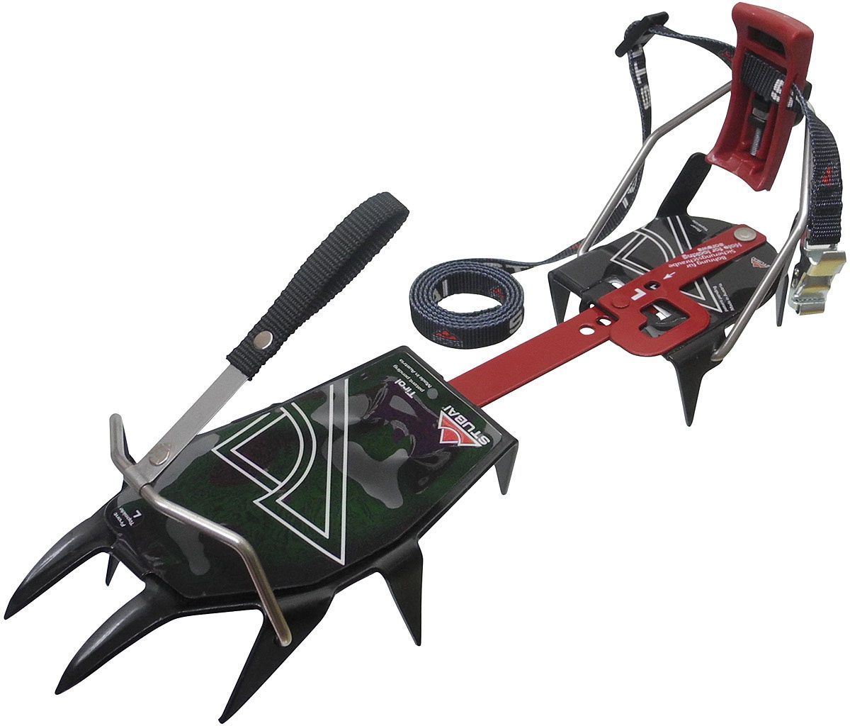 Stubai Tirol Ice Crampons – Pro Step-In 12-Point Steel Crampons