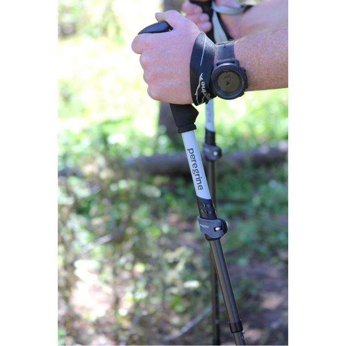 Peregrine Uinta Carbon Fiber Telescoping Trekking Poles – Lightweight Adjustable Hiking Poles with EVA Foam Grips (Pair)
