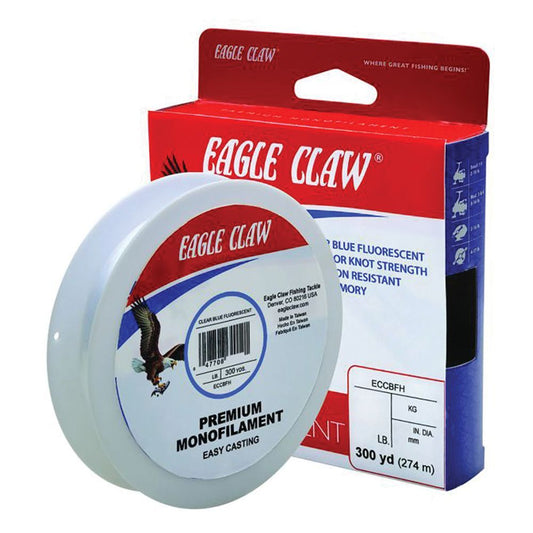 Eagle Claw Classic Line Easy Cast 17 lb Monofilament Fishing Line – 300 Yards