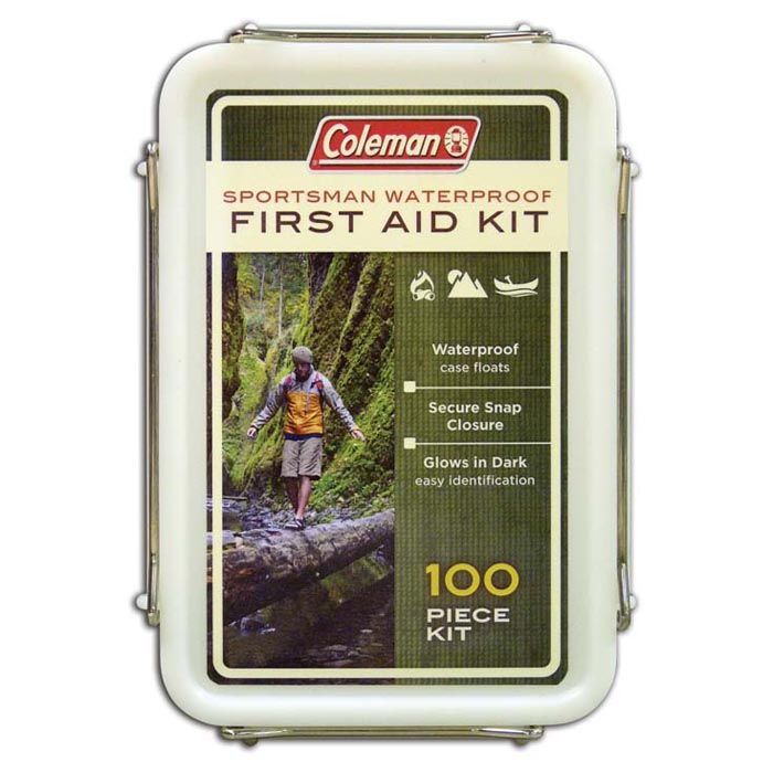 Coleman Waterproof First Aid Kit – 100 Piece Floating Emergency Kit for Camping, Fishing & Hunting