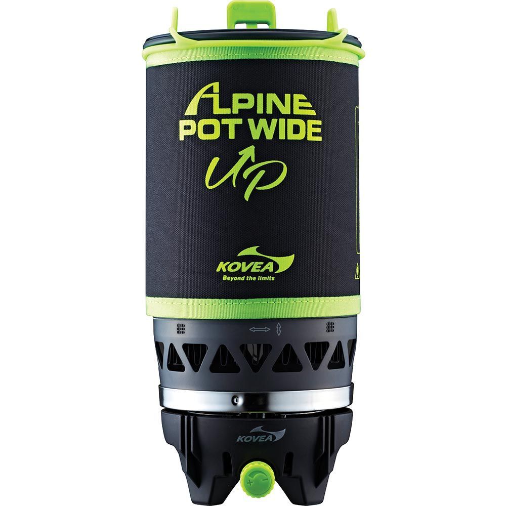 Kovea Alpine Pot Wide Up camping stove on a white background