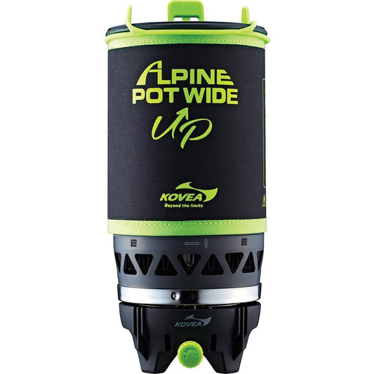 Kovea Alpine Pot Wide Up camping stove on a white background