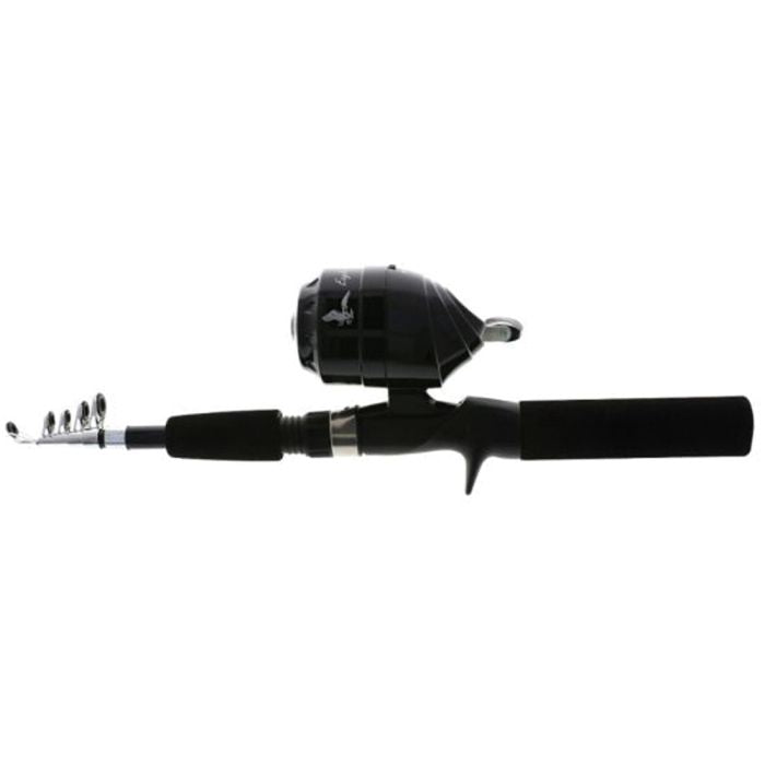 Eagle Claw Pack-It Black 5’6 Telescopic Spincast Rod and Reel Combo