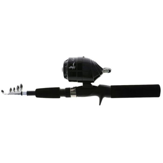 Eagle Claw Pack-It Black 5’6 Telescopic Spincast Rod and Reel Combo