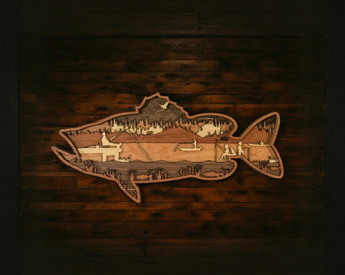 Multi-Layer LargeMouth Bass Wall Art | Northland Lifestyle Company